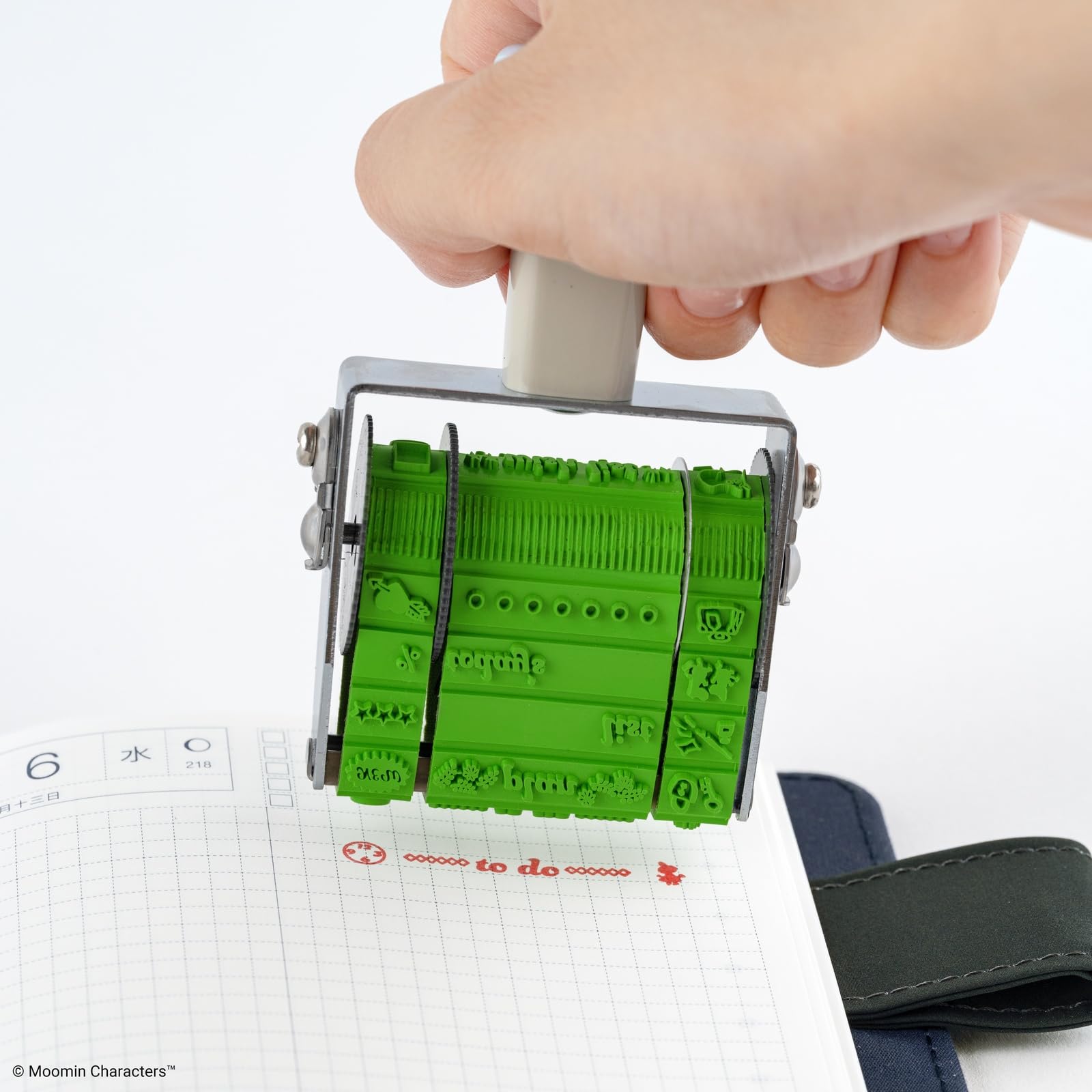 minio ☺︎ Sanby x Hobonichi: Rotating Stamp for the Techo - Moomin